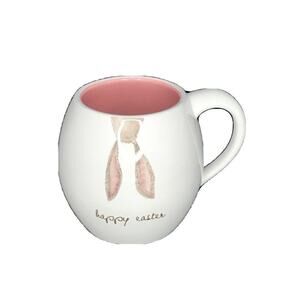 Rae Dunn Happy Easter coffee mug bunny NEW